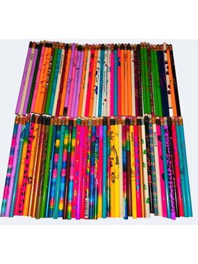 Vintage Collection 88 Decorative No. 2 Pencils With Fun Prints Colors